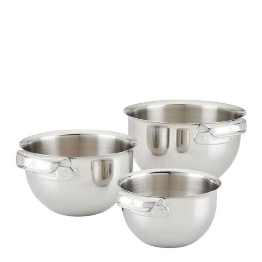 Hestan   Provisions bakebollesett 3 deler rustfritt stål