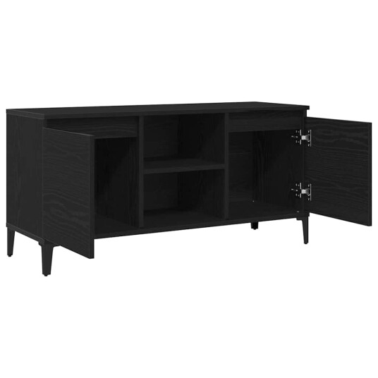  TV skap Svart 102 x 35 x 50 cm Konstruert tre