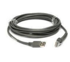 ZEBRA CABLE - SHIELDED USB: SERIES A CONNECTOR 15FT. 4.6M STRAIGHT.