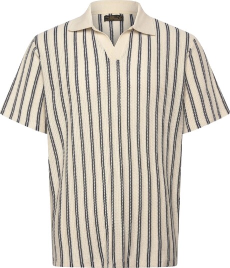 Jack & Jones Jprbluharry Ss Split Neck Polo Sn   Cream   S