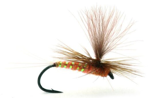 Umpqua Flies Ignita Flash Brown/red/green