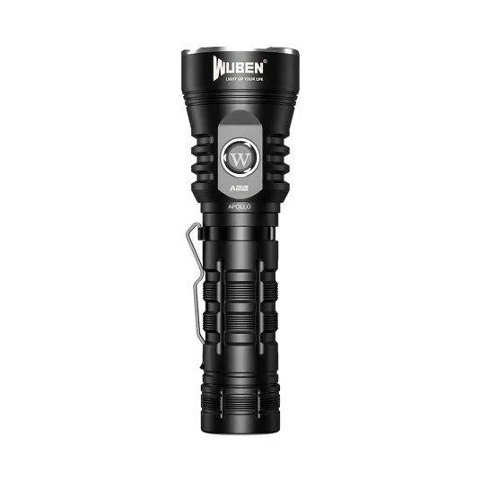 Wuben A22 Kraftig Lommelykt 4500 Lumen IP68 USB-C lading Wuben A22 Kraftig Lommelykt 4500 Lumen IP68 USB-C lading