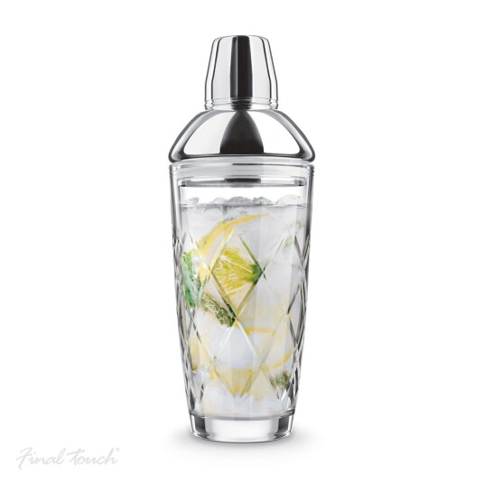 Final Touch Tredelt Glassshaker Yarai Design 65 cl