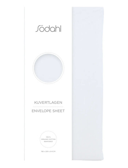 Södahl Kuvertlagen - White - 180X200X8CM x 200