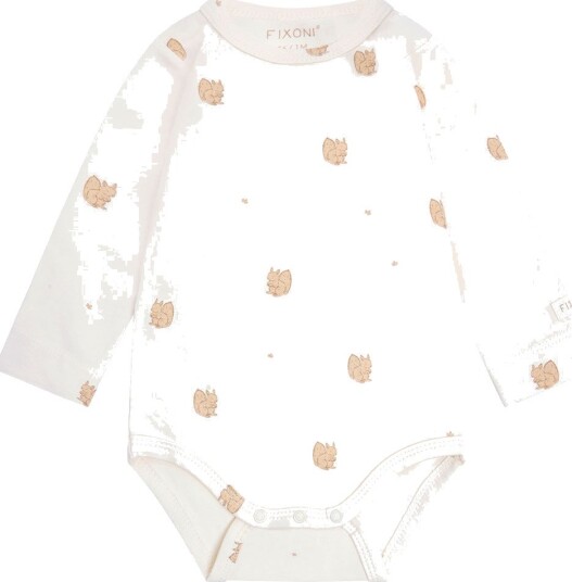 Fixoni Body I/e Hummus Fixoni 74 Langermet Body Beige Hvit