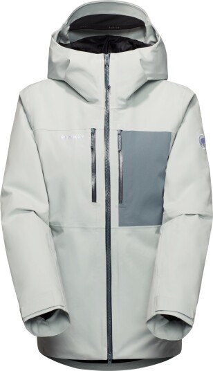 Mammut Women's Stoney Hardshell Thermo Hooded Jacket Silver Sage/Strata Silver Sage Strata S