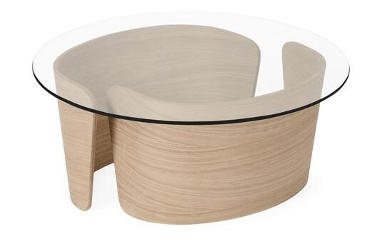 Sibast Furniture No 7 Lounge Coffee Table Ø70 Hvit Hvitoljet Eik/Glass Sibast Furniture No 7 Lounge Coffee Table Ø70 Hvit Hvitoljet Eik/Glass