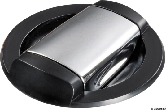 Osculati Saturn Dusj med Horisontalt Blandebatteri Svart