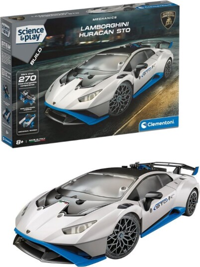 Clementoni Science & Play Lamborghini Huracan STO byggesett Clementoni Science & Play Lamborghini Huracan STO byggesett