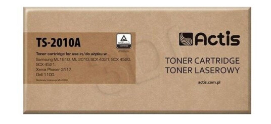 Actis standard TS-2010A - black - toner cartridge (alternative for: Samsung ML-2010D3) - Laser toner Svart Actis standard TS-2010A - black - toner cartridge (alternative for: Samsung ML-2010D3) - Laser toner Svart