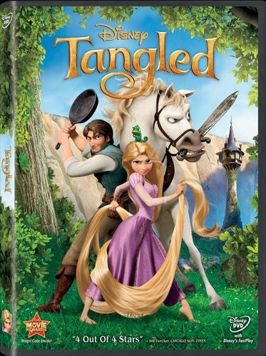 Tangled 2010 DVD Tangled 2010 DVD