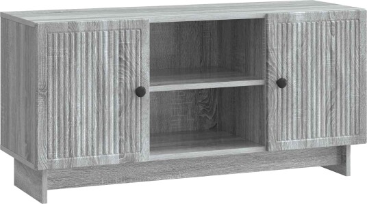 TV skap 102 x 34,5 x 50 cm Grå Sonoma Konstruert tre TV skap 102 x 34,5 x 50 cm Grå Sonoma Konstruert tre