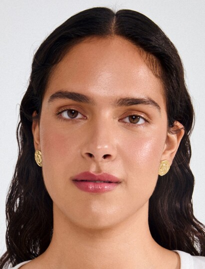 Pilgrim Haze Earrings Gold Plated   Gold   ONE SIZE