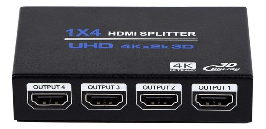 NÖRDIC Splitter 1 til 4 HDMI 4K30Hz 3D