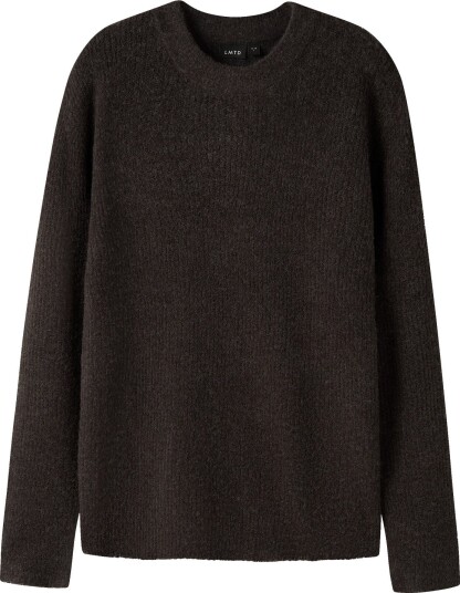 LMTD Nlmkleave Ls O Neck Knit Noos Brown 170 176 LMTD Nlmkleave Ls O Neck Knit Noos Brown 170 176