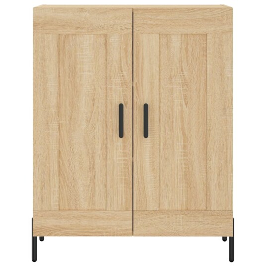 vidaXL Skjenk sonoma eik 69,5x34x90 cm konstruert tre