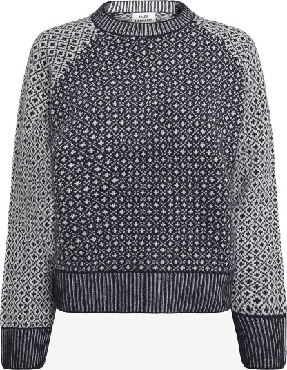 Mads Nørgaard Super Wool Sofie Iceland Sweater SKY CAPTAIN/VANILLA ICE XL