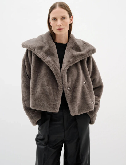 InWear Yoboiw Coat Grey 40 InWear Yoboiw Coat Grey 40