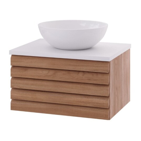 Linn Bad Selma Eikestav Heltre D45cm Servantskap Eik / 60cm Senter Linn Bad Selma Eikestav Heltre D45cm Servantskap Eik / 60cm Senter