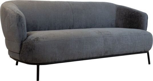 Sofa HOME4YOU Gemala 2,5 seter Mørk grå mørk grå