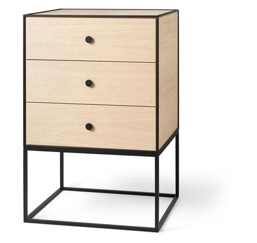 Audo Frame 49 Sidebord med 3 Skuffer Eik