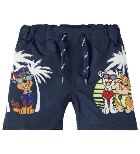 Name It Messi Paw Patrol Badeshorts, Dark Sapphire