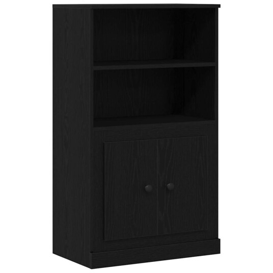 Høybord Svart Eik 132 x 35.5 x 103.5 cm Konstruert tre