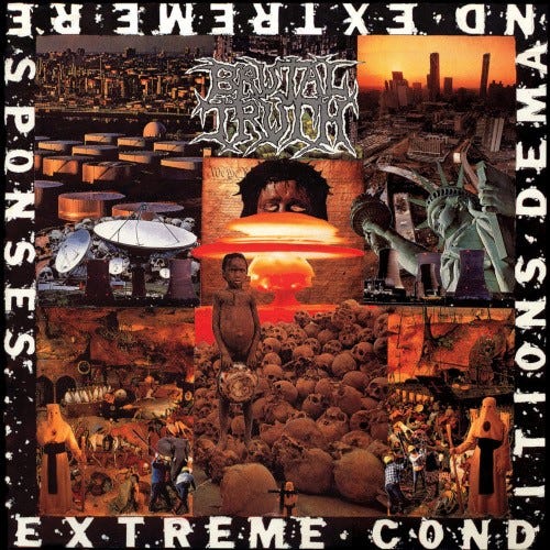 Brutal Truth  Extreme Conditions Demand Extreme Responses  LP/Vinyl