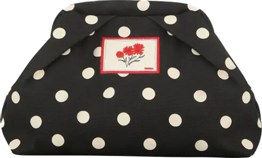 Becksöndergaard Polka Canvas Bonita Bag - Black - ONE SIZE Becksöndergaard Polka Canvas Bonita Bag - Black - ONE SIZE