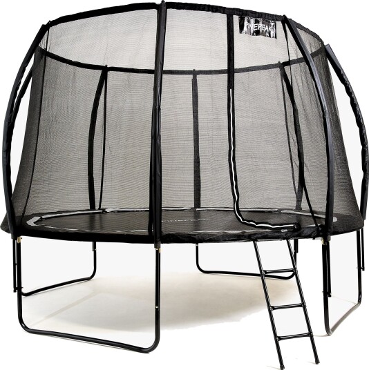 Pinepeak Lantern Trampoline Inkl. Sikkerhetsnett 366 cm, Svart