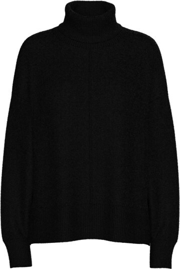 Pieces Pcmalou Ls Rollneck Knit Noos Bc - BLACK - S
