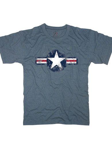 Rothco Vintage T skjorter Blå