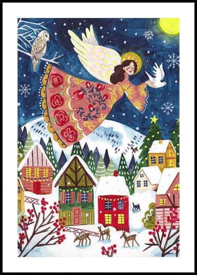 Angel of Peace Portrait Plakat Plakat / 70x100cm
