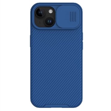 iPhone 15 Plus Nillkin CamShield Pro Hybrid-deksel Blå
