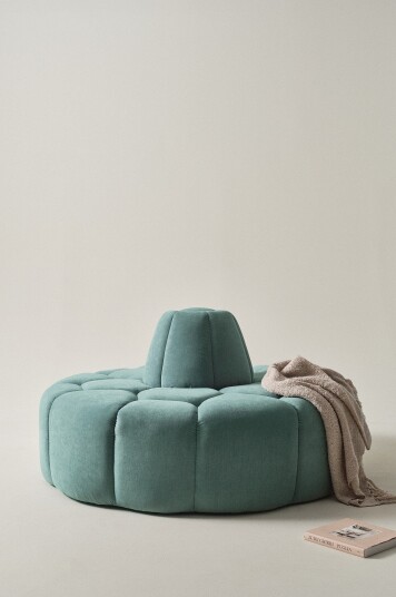Jotex Sittepuff Diameter 140 Cm Grønn matt svart PLEASANT 1707160030