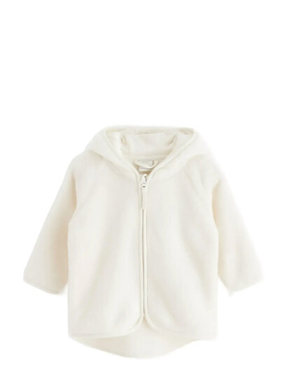Lindex Jacket Pile Newborn White 50