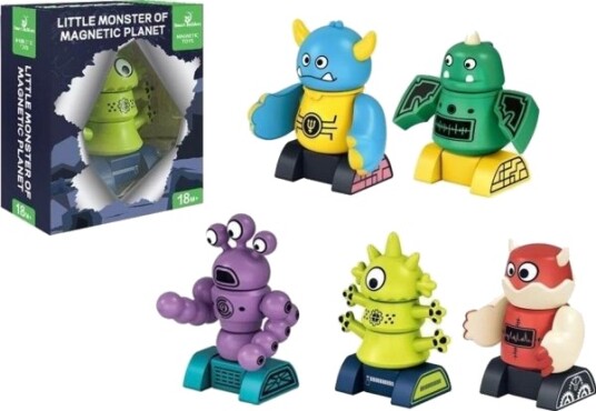 Magnetiske Figurer Monstre Blanding Magnetiske Figurer Monstre Blanding