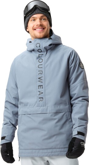 ColourWear Men's Signature Anorak Grey Blue XL ColourWear Men's Signature Anorak Grey Blue XL