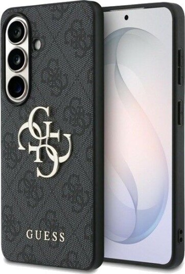 Guess 4G Big Metall Logo Mobildeksel for Samsung Galaxy S26 - Svart Guess 4G Big Metall Logo Mobildeksel for Samsung Galaxy S26 - Svart
