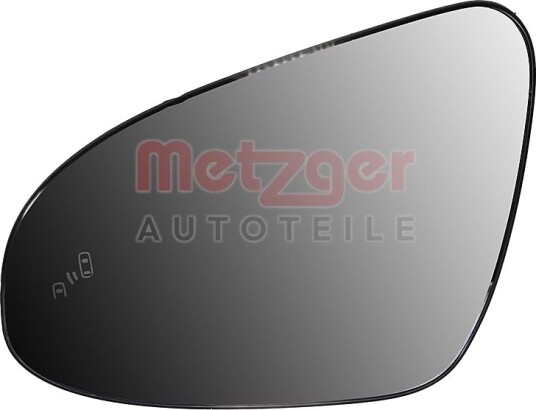 Speilglass, ytterspeil METZGER 2060071