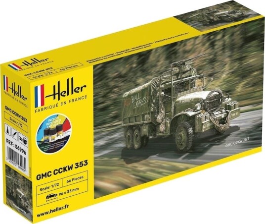 Heller Startsett 1/72 GMC CCKW 353