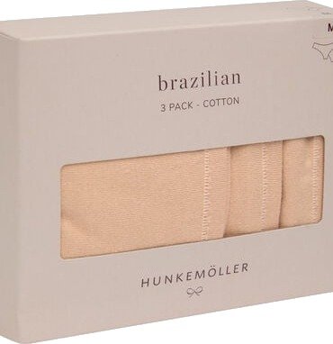 Hunkemöller Multipakk med Bomullsshorts Beige