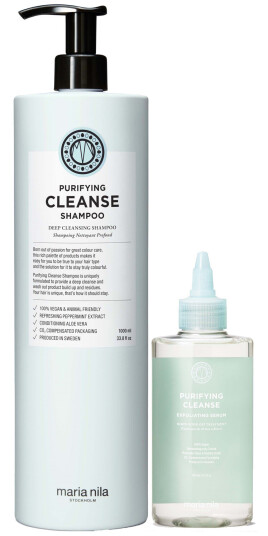 maria nila Purifying Cleanse Bundle Shampoo 1000 ml & Serum 150 ml