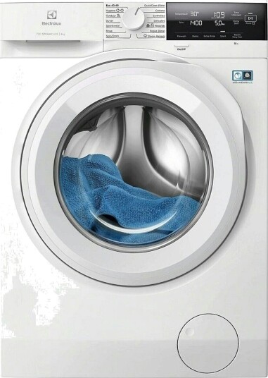 Electrolux 700 SteamCare Vaskemaskin 8 kg Hvit Electrolux 700 SteamCare Vaskemaskin 8 kg Hvit