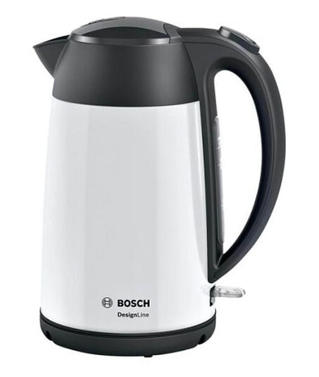 Bosch DesignLine Vannkoker 1,7L 2400W Hvit med Tørrkokingsbeskyttelse Bosch DesignLine Vannkoker 1,7L 2400W Hvit med Tørrkokingsbeskyttelse
