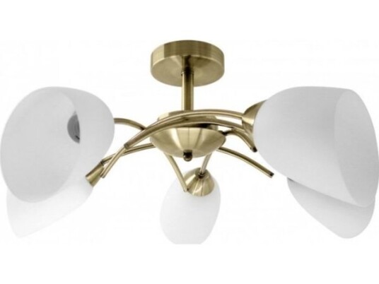 Activejet Classic Taklysekrone Pendellampe Nikita Patina 5Xe27 Til Stuen, 5 Pære(R), E27, Ip20 Activejet Classic Taklysekrone Pendellampe Nikita Patina 5Xe27 Til Stuen, 5 Pære(R), E27, Ip20