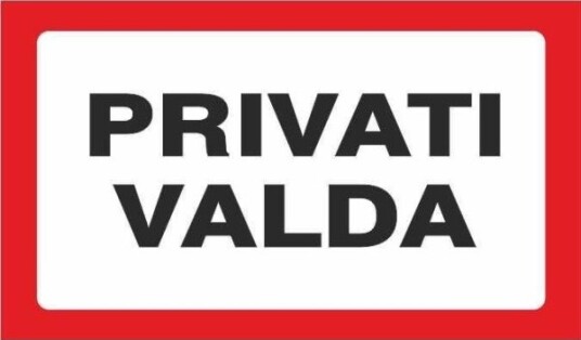 Klistremerke Private Ownership 170X100 Mm