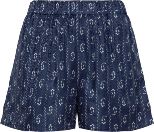 Tory Burch Dame Shorts Blå XS, Tory Burch Dame Shorts Blå XS,