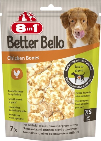 8In1 Better Bello Kyllingbein Sparepakke 2 X 7 Stk Størrelse Xs 8In1 Better Bello Kyllingbein Sparepakke 2 X 7 Stk Størrelse Xs