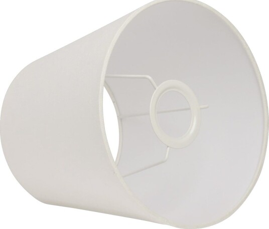 Basic straight lampeskjerm hvit Ø 42 cm – Watt & Veke Design Stoff / Tekstil